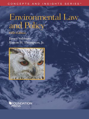 cover image of Environmental Law and Policy